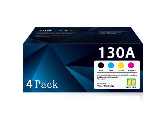 130A Toner Cartridge Remanufactured with Chip Replacement for HP 130A CF350A CF351A CF352A CF353A for Pro Color Pro MFP M176n M176, M177fw M177.