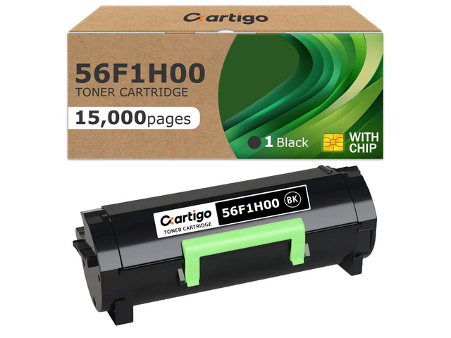 56F1H00 Black High Yield Toner Cartridge 1 Pack Compatible with Lexmark MS321 MS421 MS521 MS621 MS622 MX321 MX421 MX521 MX522 MX622 Laser Printer...