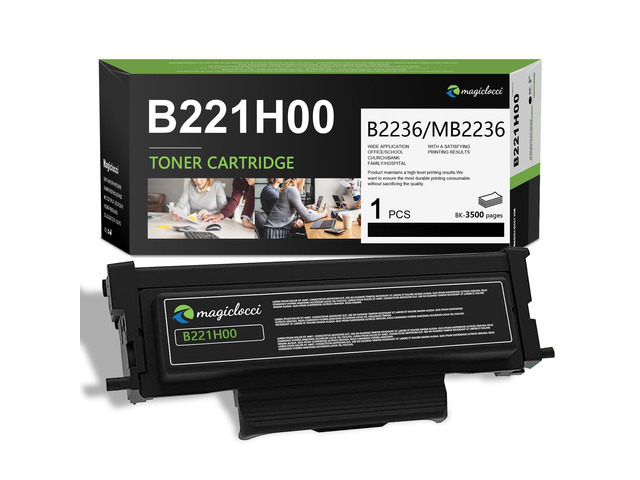 B221H00 Black Toner Cartridge (1-Pack) Replacement for Lexmark B2236 High Yield Toner Cartridge B2236dw, MB2236adw Printer
