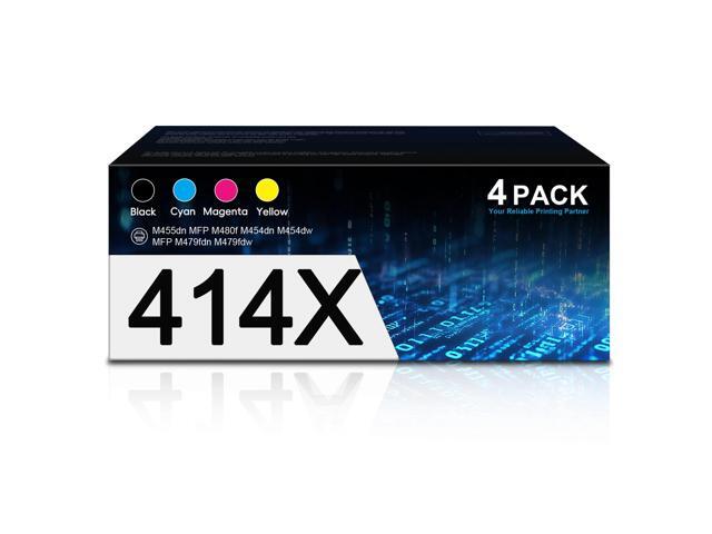 414X Toner Cartridges High Yield Replacement for HP 414A 414X Toner Cartridge Work with Color Laser Enterprise M455dn MFP M480f Pro M454 Pro MFP.