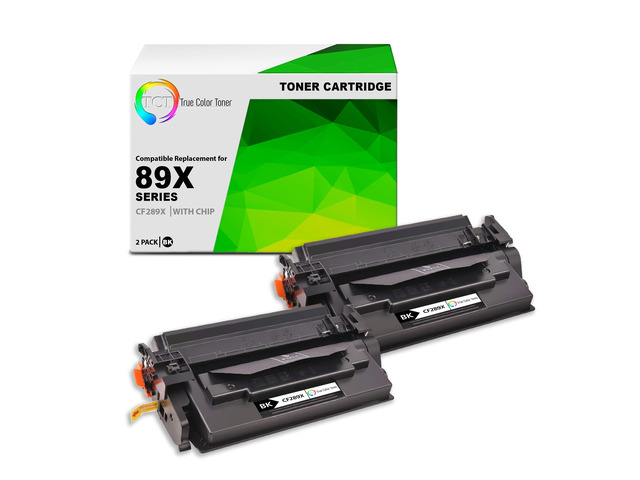 89X Toner Cartridge 2 Pack - Compatible Replacement for HP 89X CF289X Black High Yield Works with HP LaserJet Enterprise M507, MFP M528 Printers...