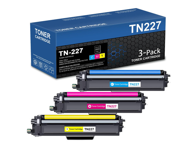 TN227 TN-227 High Yield Toner Cartridge Replacement for Brother TN227 TN223 for MFC-L3750CDW HL-L3210CW HL-L3290CD HL-L3230CDW MFC-L3710CW...