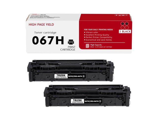 067H High Yield Toner Cartridge 2-Pack Replacement for Canon 067H CRG-067H CRG067H Toner Compatible with Canon MF654Cdw MF656Cdw MF653Cdw LBP632Cdw...