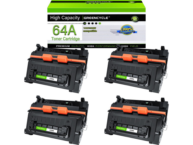 64A Compatible Black Toner Cartridge Replacement for HP 64A CC364A for LaserJet P4014dn P4014n P4015dn P4015n P4015tn P4015x P4515n P4515tn P4515...