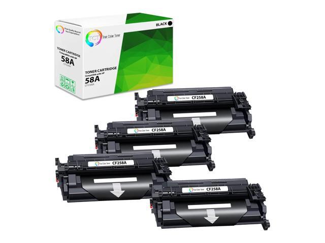 58A Toner Cartridge 4 Pack - Compatible Replacement for HP 58A CF258A Black Works with HP LaserJet Pro MFP M428fdw M428fdn, M404n M404dn Printers...