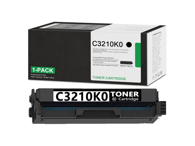 C3210K0 High Yield Toner Cartridge Replacement for Lexmark C3210K0 MC3224i MC3426i MC3326i C3326dw C3426dw C3224dw MC3426adw MC3224dwe MC3224adwe...