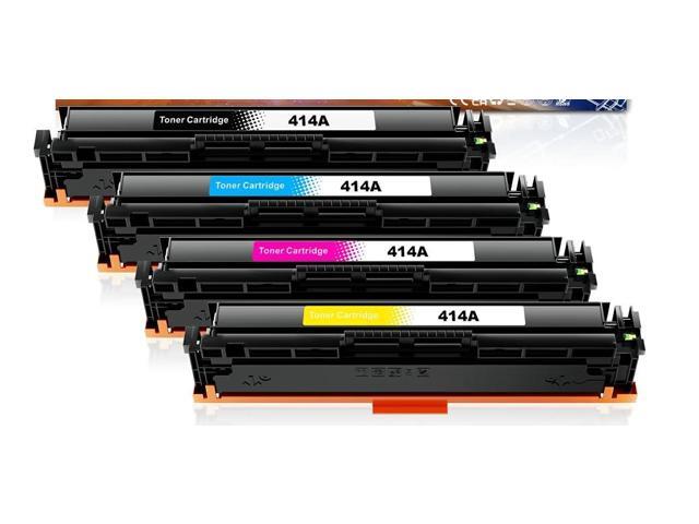 414A Toner Cartridges 4 Pack Replacement for HP 414A 414X Work with HP Color LaserJet Pro MFP M454dw M479fdw M479fdn M454dn Printer(Black Cyan.