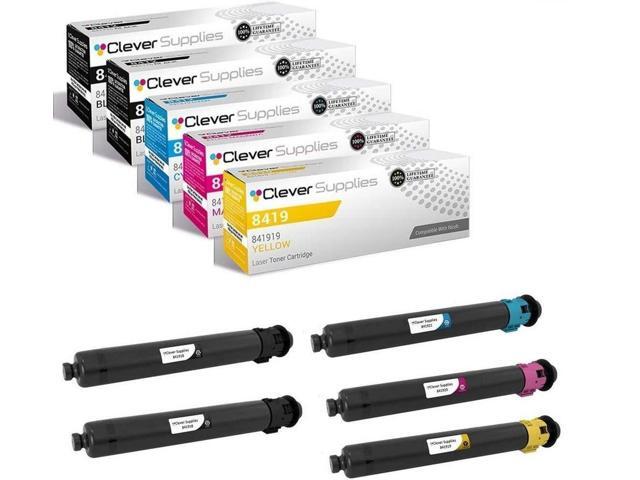 CS Replacement Toner Cartridge Compatible with Ricoh C2003 841918 Black 841921 Cyan 841920 Magenta 841919 Yellow MP C2003 MP C2003 Plus MP C2004 5.