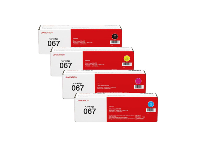 067 Toner Cartridges (4-Pack, Black/Cyan/Magenta/Yellow) - 067 Toner Cartridge Set Compatible 067 067H Works with MF656Cdw, MF654Cdw, MF653Cdw,...