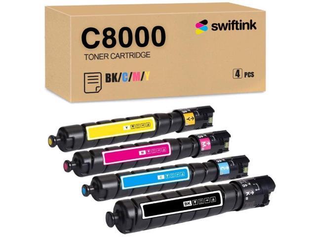 [Extra High Capacity for Xerox Versalink C8000 Toner Cartridge Set (4 Color Pack) - Black 20,900 and Colors 16,500 Pages (106R04049, 106R04048,...