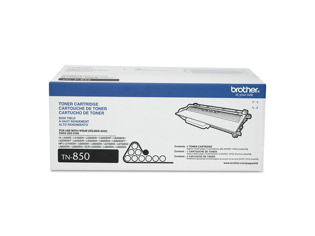 TN850 Toner Cartridge (Black) in Retail Packaging