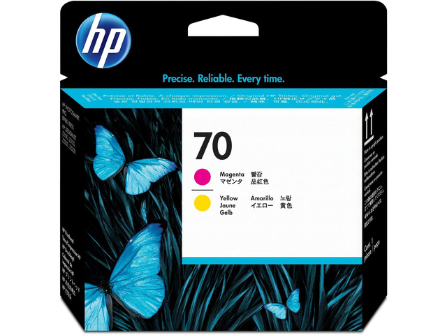 70 Magenta & Yellow DesignJet Printhead (C9406A) for DesignJet Z5400, Z5200, Z3200, Z3100 & Z2100 Large Format Printers