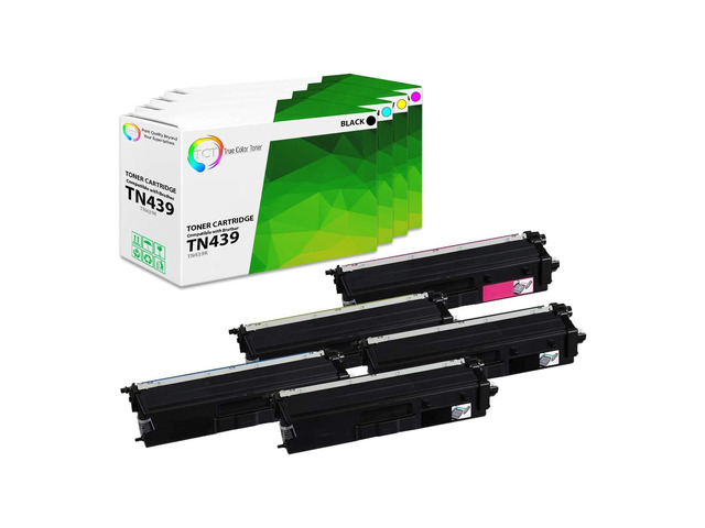TN439 Toner Cartridge 5 Pack - Compatible Replacement for Brother TN439 TN-439 Ultra High Yield Works with Brother HL-L8360CDW L8360CDWT...