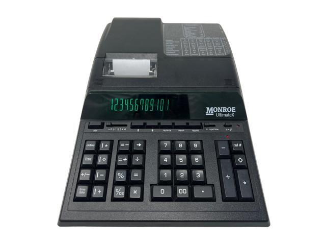 Monroe UltimateX Executive Printing Calculator with Edit and Reprint Capabilities