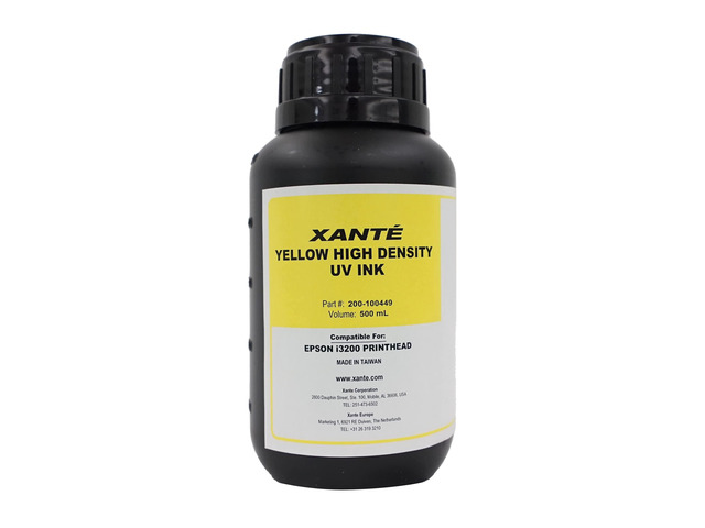 Vivid UV Ink Yellow 500ml for X-Series Printers - 200-100449