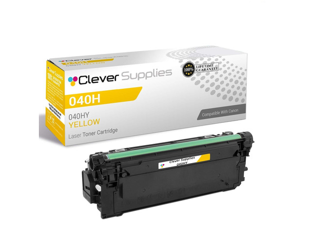 CS Compatible Toner Cartridge Replacement with Canon 040H 0455C001 Yellow Canon imageCLASS LBP712cdn