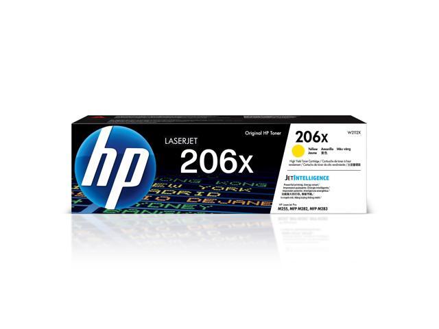 206X Yellow High-Yield Toner Cartridge Works with Color LaserJet Pro M255, MFP M282, M283 Series W2112X