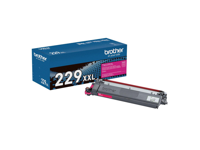 Genuine TN229XXLM Magenta Super High Yield Printer Toner Cartridge - Print up to 4,000 Pages(1), Compatible with HL-L3295CDW, HL-L8245CDW,...