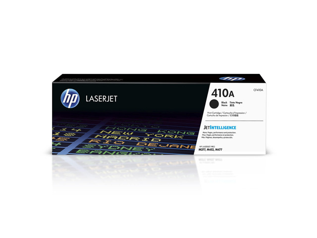 410A Black Toner Cartridge Works with Color LaserJet Pro M452 Series, MFP M377, M477 Series CF410A