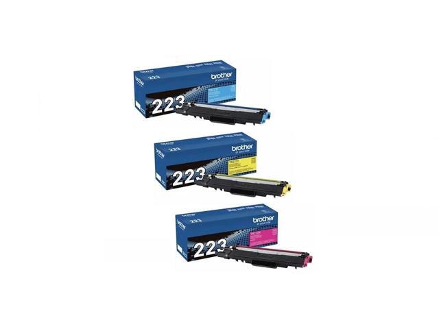 Genuine Cyan, Magenta and Yellow Toner Cartridge Set, TN223C, TN223M, TN223Y