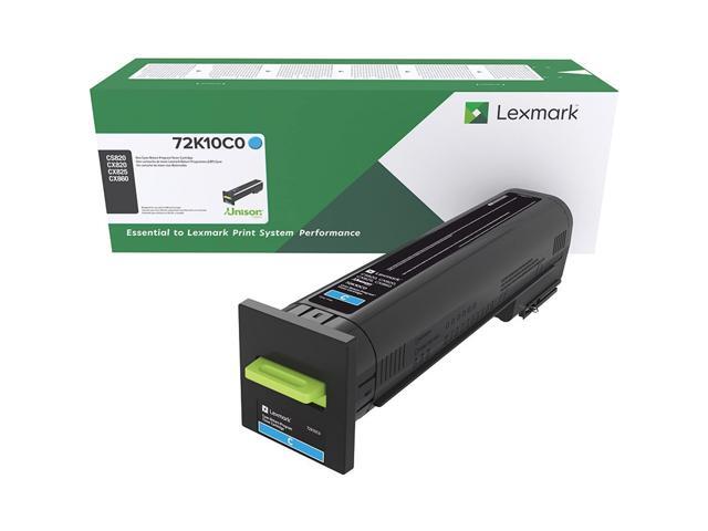 72K10C0 CS820, CX820, CX825, CX860 Cyan Return Program Cartridge Toner