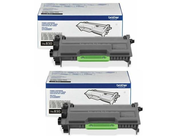 TN-850 DCP-L5500 L5600 L5650 HL-L5000D L5100 L5200 L5200 Toner Cartridge (Black) in Retail Packaging - 2 Pack