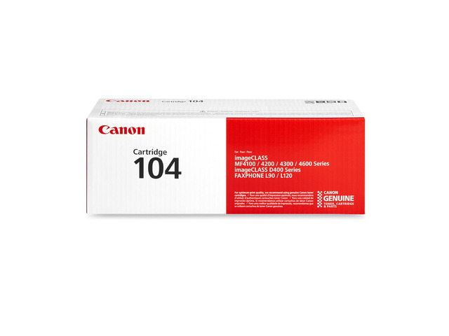 Genuine 104 Black Toner Cartridge Compatible with L120, D420, MF4150d, MF4350d, MF4690, L90, D480, MF4270dn, MF4370dn