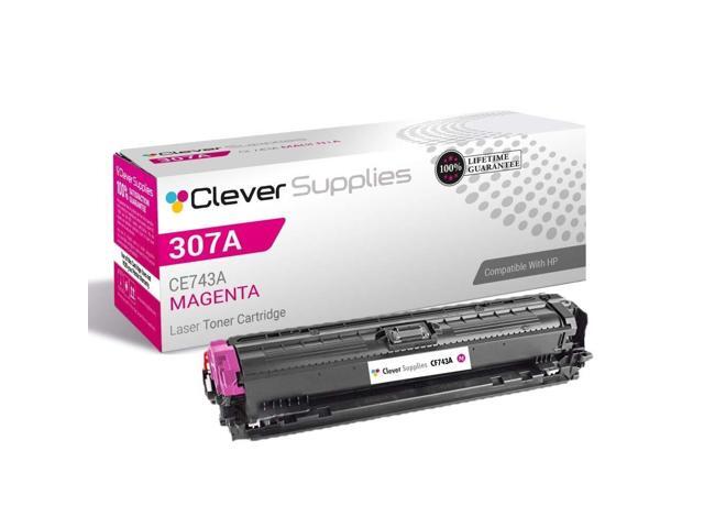 CS Replacement Toner Cartridge Compatible with HP CP5225dn CE743A Magenta