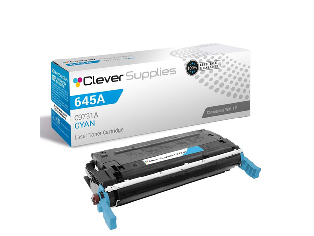 CS Replacement Toner Cartridge Compatible with HP 5550dn C9731A Cyan 645A Color 5500 5500N 5500DN 5500DTN 5500HDN 5550 5550N 5550DN 5550DTN 5550HDN