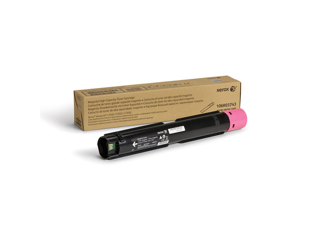 VersaLink C7020 /C7025 /C7030 Magenta High Capacity Toner Cartridge (9,800 Pages) - 106R03743