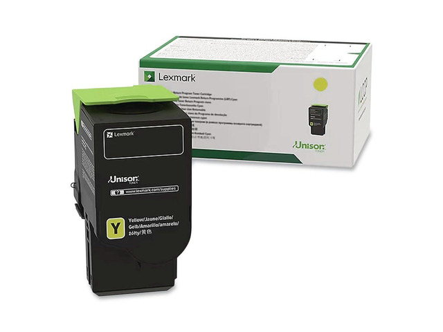 74C10Y0 CS720, CS725, CX725 Yellow Return Program Cartridge Toner