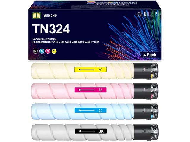 TN324 TN-324 Toner Cartridge High Yield Compatible with Konica Minolta bizhub A8DA130 A8DA430 A8DA330 A8DA230 Replacement for Konica Minolta bizhub...