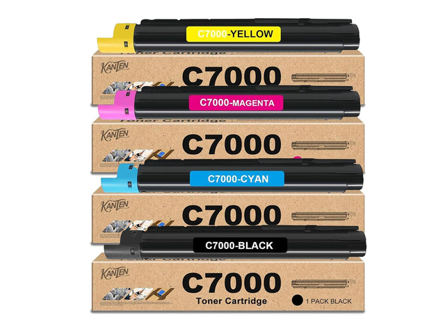 C7000 Toner Cartridge (with Chip) 106R03757 106R03758 106R03759 106R03760 Replacement for Xerox Versalink C7000 C7000DN C7000N Printer (4-pack,...