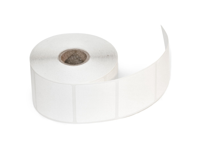 Direct Thermal Labels, 2-Inch x 1 1/2 Inch, White, Roll, Permanent Adhesive, Perforations Between Labels, 900 per Roll, 12 Rolls per Carton (530561)