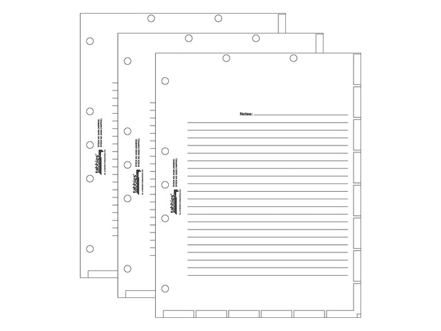 TAB54520, Medical Chart Index Divider Sheets, White (Pack of 1200)