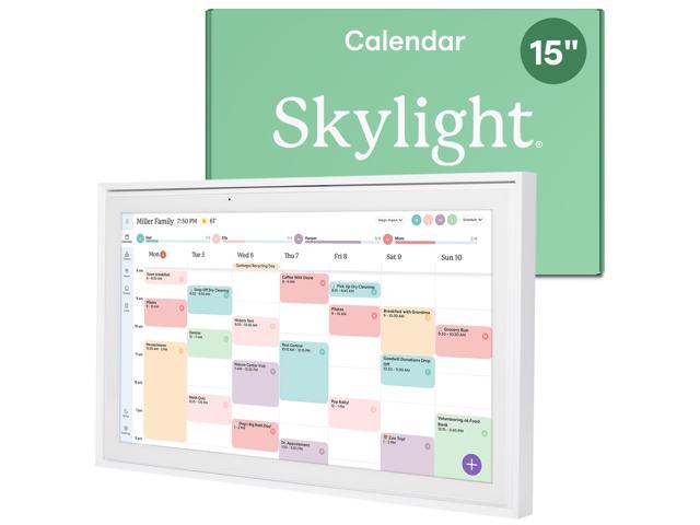 Calendar: 15-inch Wall Planner Digital Calendar & Chore Chart, Smart Touchscreen Interactive Display for Family Schedules Wall Mount Included,.