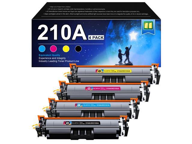 210A 210X Toner Cartridges 4 Pack Replacement for HP 210A 210X Compatible with HP Color Laserje Pro MFP 4301fdw Wireless Printer MFP Pro 4301fdn.