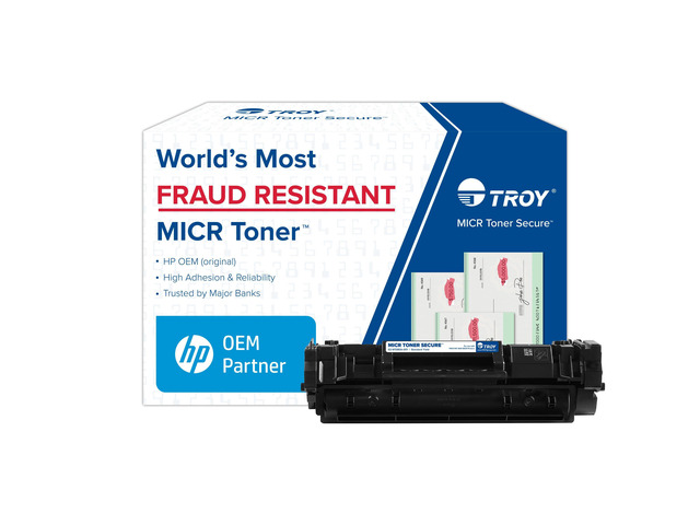 3001 MICR Toner Secure Standard Yield Cartridge, Check Printing, Coordinating HP Part Number: W1380A, Yields 1500 Pages