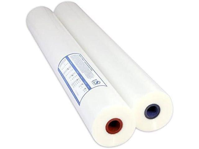 Premium Thermal Low-Temp EVA Roll Laminating Film, 1 Inch Core, 3 Mil, 25 Inches x 250 Feet, Clear, Gloss Finish, 2-Pack 1 Inch Core, 3 Mil,...