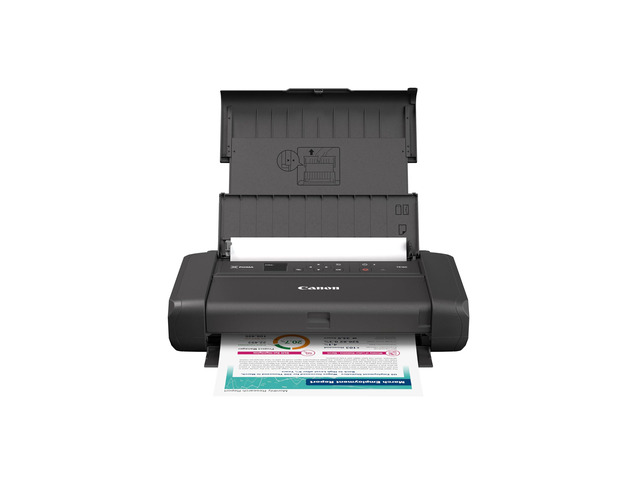 PIXMA TR160 Wireless Portable Lightweight Compact Printer, 50-Sheet Paper Tray and 1.44' Display - Print On-The-Go
