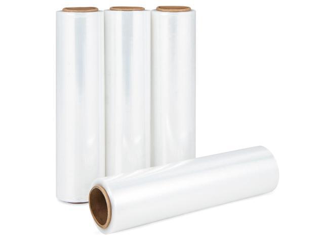 18' Shrink Wrap, 1500 Feet Heavy Duty 60 Gauge Plastic Wrap Stretch Film Shrink Wrap Roller for Moving, 12 Pack Stretch Wrap for Packing, Moving.
