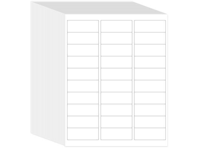 Printable Address Labels, 1' x 2-5/8', 45,000 Labels, 30 per Sheet, Mailing Labels for Envelopes, Inkjet/Laser Printer Compatible (1500 Sheets)