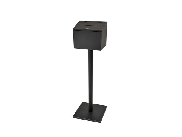 Floor Standing Box With Lock and Key. Donation Box for Church, Suggestion Box for Church, Home, Office. Tip Box, Metal Collection Box. Keys Make It...