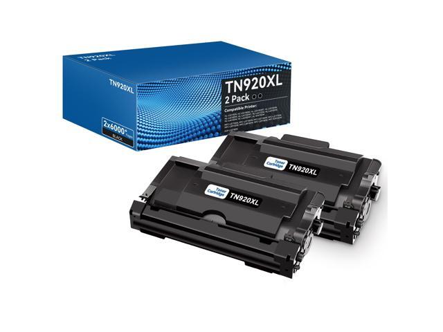 TN920XL Toner Cartridges High Yield 2 Pack Compatible for Brother TN920XL TN920 Replacement for Brother HL-L6210DW MFC-L5915DW HL-L5210DW.