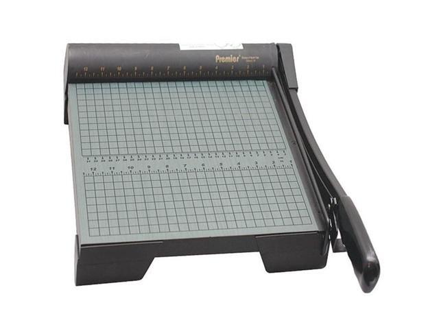 W12 Premier Heavy-duty Green Board Wood Trimmer, Cut Up To 20 Sheets at One Time, Steel Blades, 12 Inches, Green