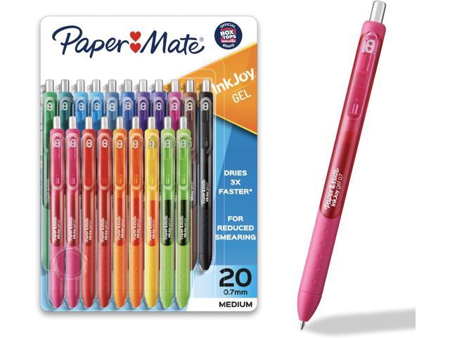 InkJoy Gel Pens,Medium Point (0.7mm),Assorted Colors,- Back to School Supplies,Teacher Essentials,Journaling,Writing,Note-Taking,20 Count (Pack of 12)