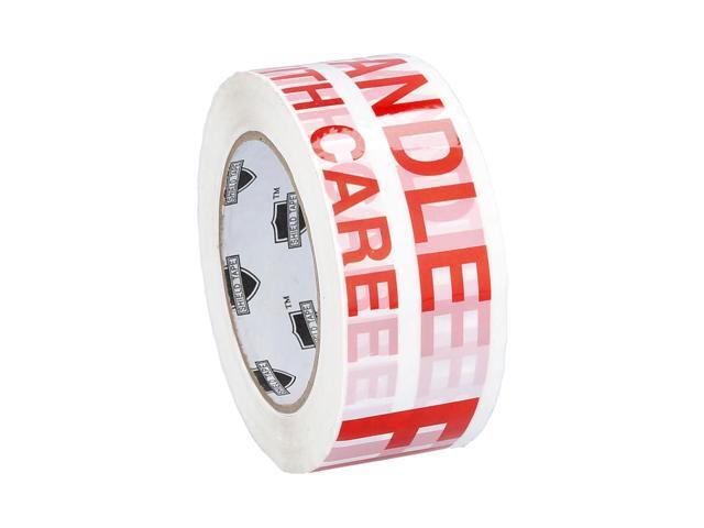 PSBM Fragile Tape, Printed Handle with Care, 48 Rolls 2 Mil 2.83 Inch 110 Yards Per Roll for Packing, Sealing, Shipping & Moving Delicate Products