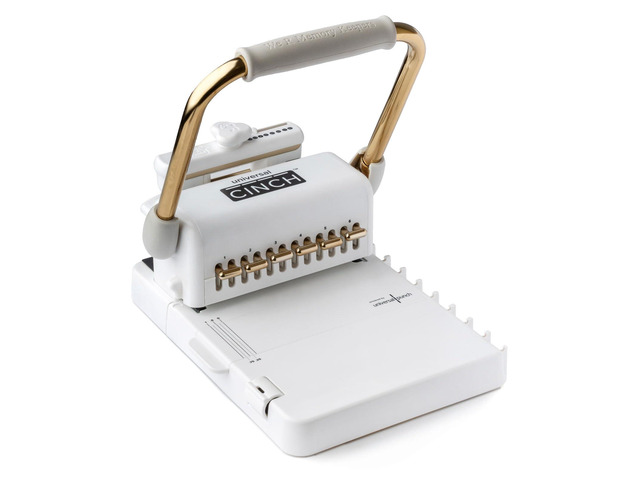 Universal Cinch Book Binding Machine, Spiral Binding, Wire Binding, Book Binder Machine for Bookbinding, Book Making, Spiral Notebook Maker, and...