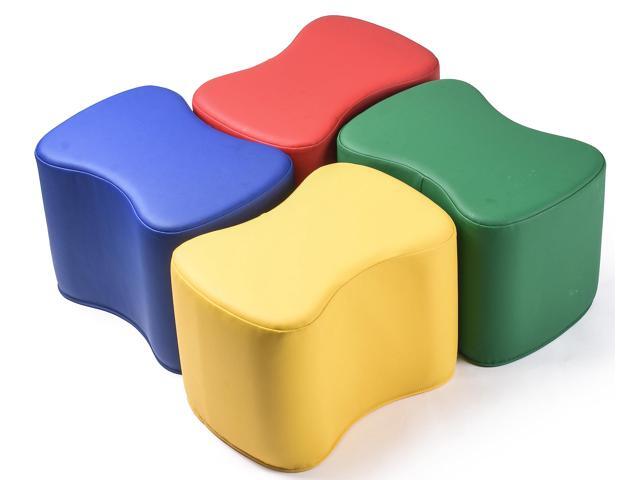 Butterfly Modular Soft Seating Stool Set - for Preschools and daycares - Toddlers and Children