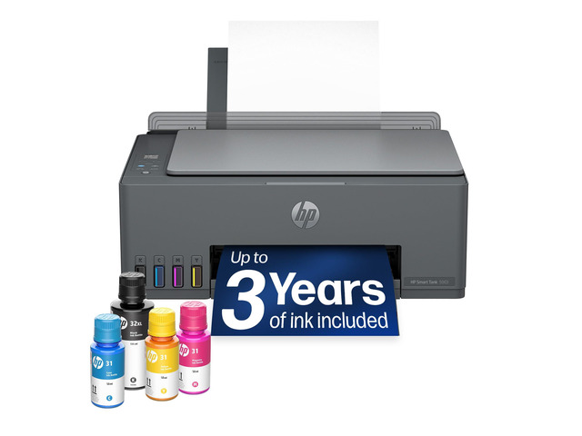 Smart Tank 5003 Wireless All-in-One Ink Tank Printer, Scanner, Copier with up to 3 Years of Ink Included, Best-for-Home, Cartridge-Free Refillable,...